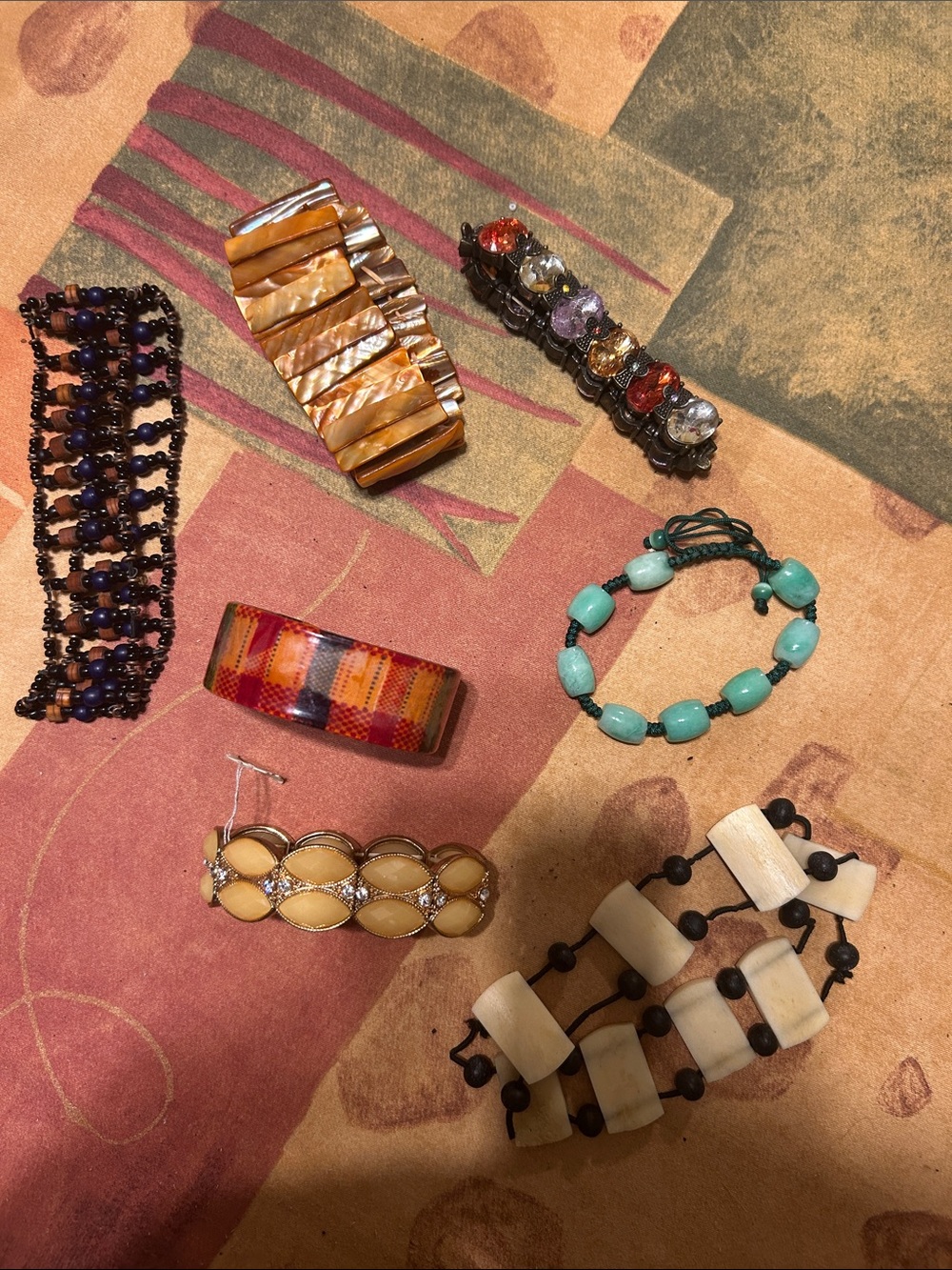 Women’s Multicolor & Turquoise Beaded Bracelet Collection